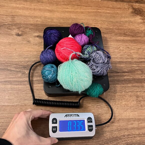 Natural Fiber Hand-Spun Hand Dyed Yarn Remnant Lot - Picture 16 of 16